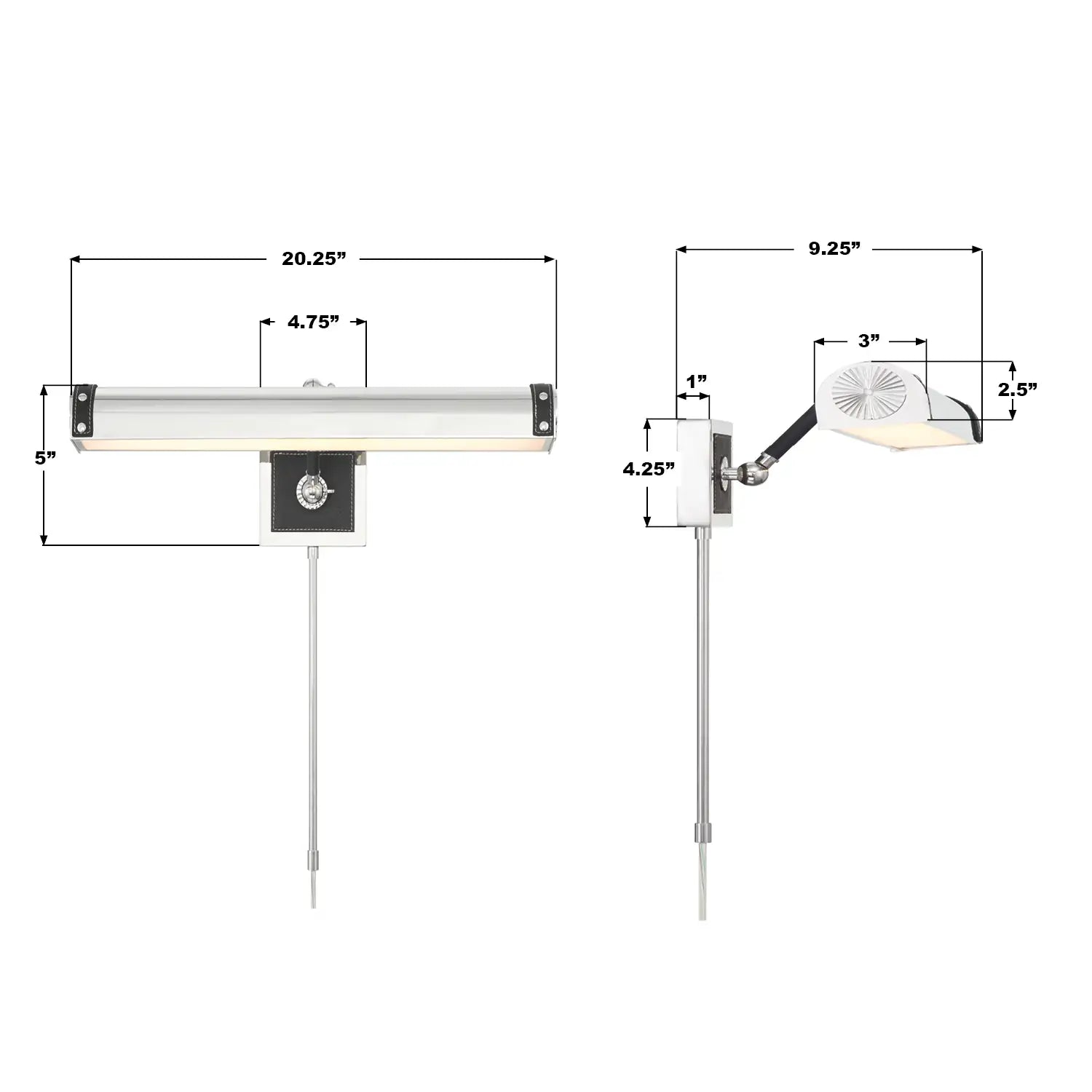 CRYSTORAMA, CALLAHAN INTEGRATED LED PICTURE LIGHT, PICTURE LIGHTS