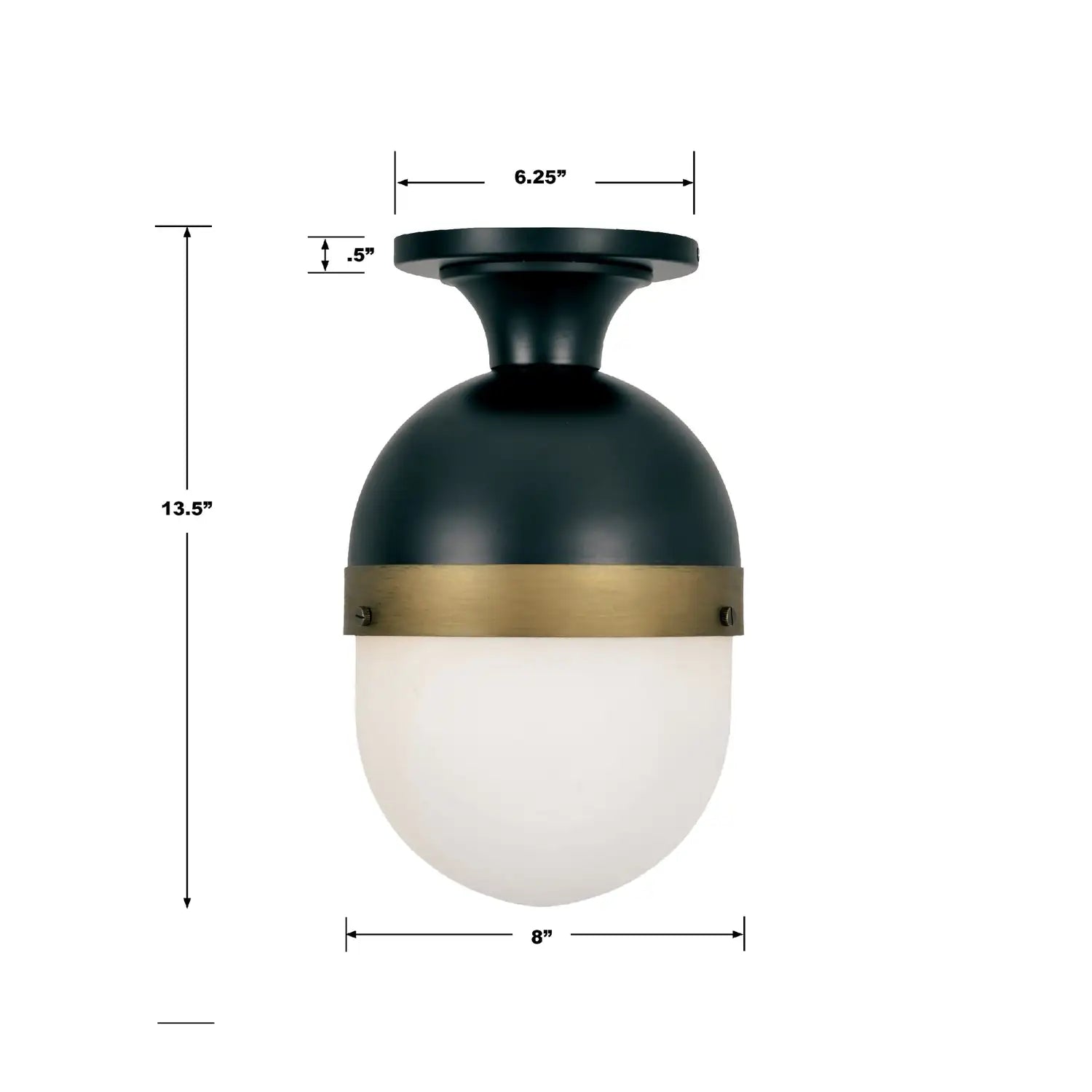 CRYSTORAMA, BRIAN PATRICK FLYNN CAPSULE TEXTURED OUTDOOR SEMI FLUSH MOUNT, OUTDOOR CEILING LIGHTS