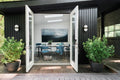 CRYSTORAMA, BRIAN PATRICK FLYNN CAPSULE TEXTURED OUTDOOR SCONCE, OUTDOOR WALL LIGHTS