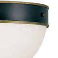 CRYSTORAMA, BRIAN PATRICK FLYNN CAPSULE TEXTURED OUTDOOR FLUSH MOUNT, OUTDOOR CEILING LIGHTS