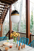 CRYSTORAMA, BRIAN PATRICK FLYNN CAPSULE TEXTURED OUTDOOR PENDANT, OUTDOOR CEILING LIGHTS