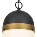 CRYSTORAMA, BRIAN PATRICK FLYNN CAPSULE TEXTURED OUTDOOR PENDANT, OUTDOOR CEILING LIGHTS
