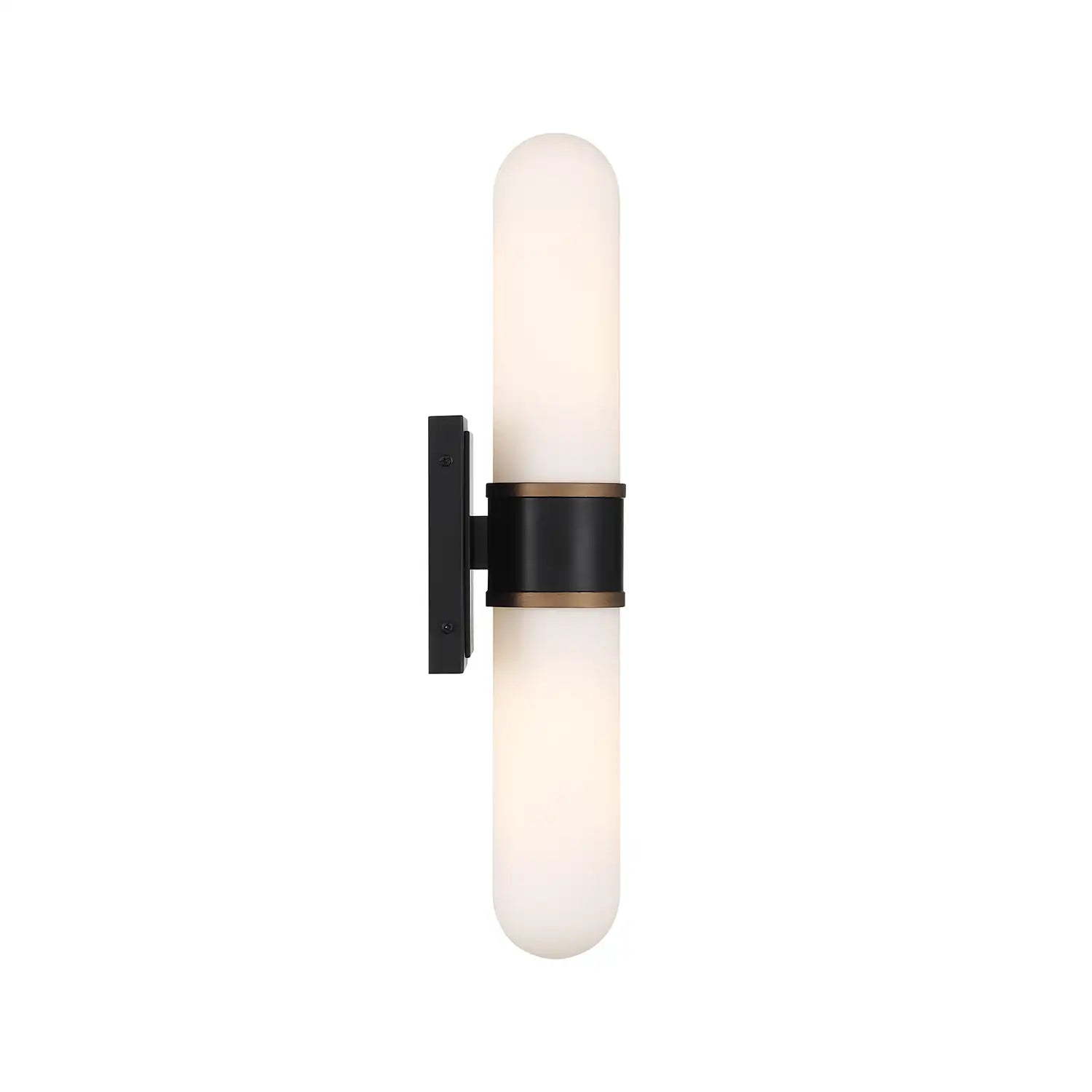 CRYSTORAMA, BRIAN PATRICK FLYNN CAPSULE LED TEXTURED SCONCE, WALL SCONCES