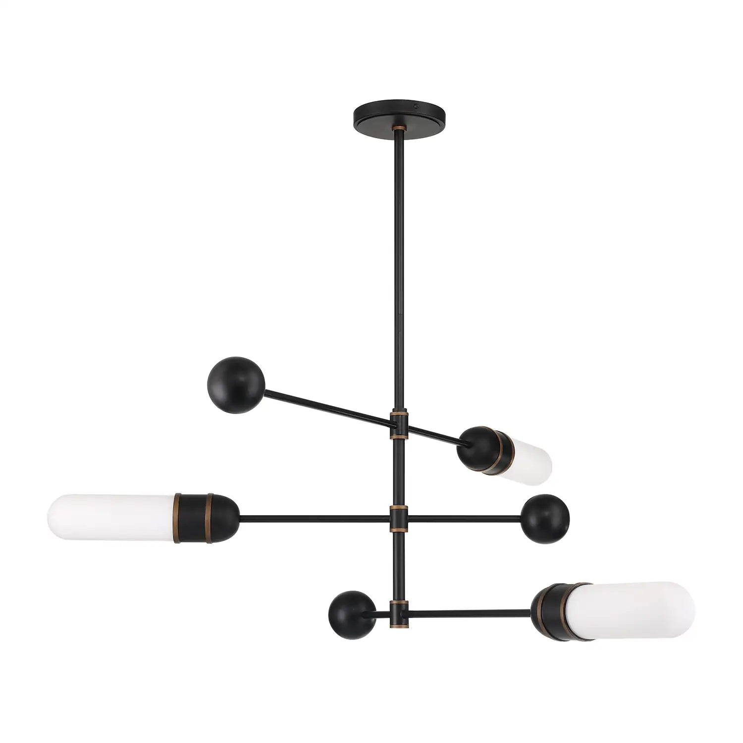 CRYSTORAMA, BRIAN PATRICK FLYNN CAPSULE LED TEXTURED CHANDELIER, CHANDELIER LIGHT