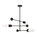 CRYSTORAMA, BRIAN PATRICK FLYNN CAPSULE LED TEXTURED CHANDELIER, CHANDELIER LIGHT