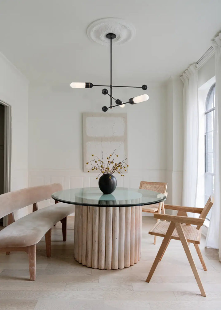 CRYSTORAMA, BRIAN PATRICK FLYNN CAPSULE LED TEXTURED CHANDELIER, CHANDELIER LIGHT