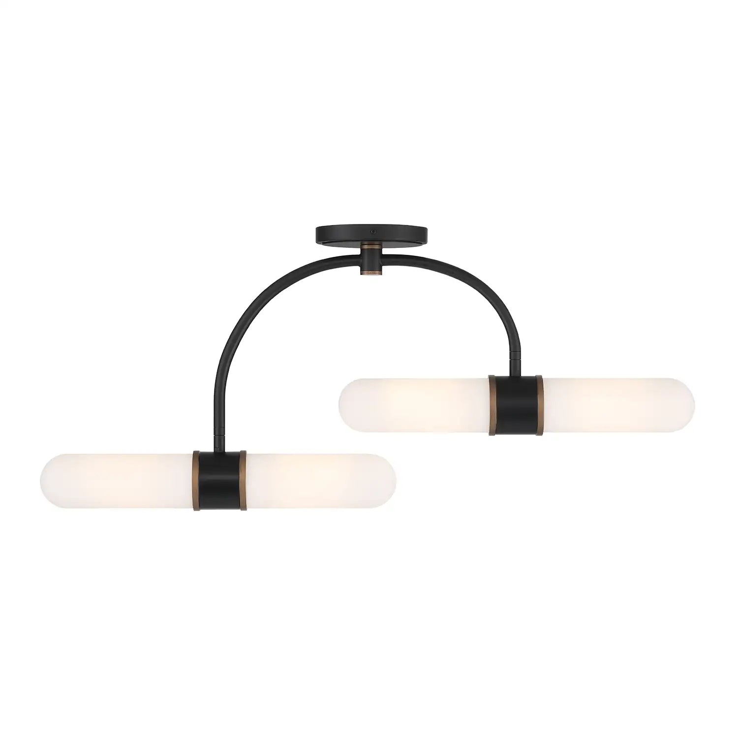 CRYSTORAMA, BRIAN PATRICK FLYNN CAPSULE LED TEXTURED SEMI FLUSH, FLUSH MOUNT CEILING LIGHTS