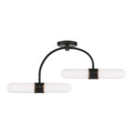 CRYSTORAMA, BRIAN PATRICK FLYNN CAPSULE LED TEXTURED SEMI FLUSH, FLUSH MOUNT CEILING LIGHTS
