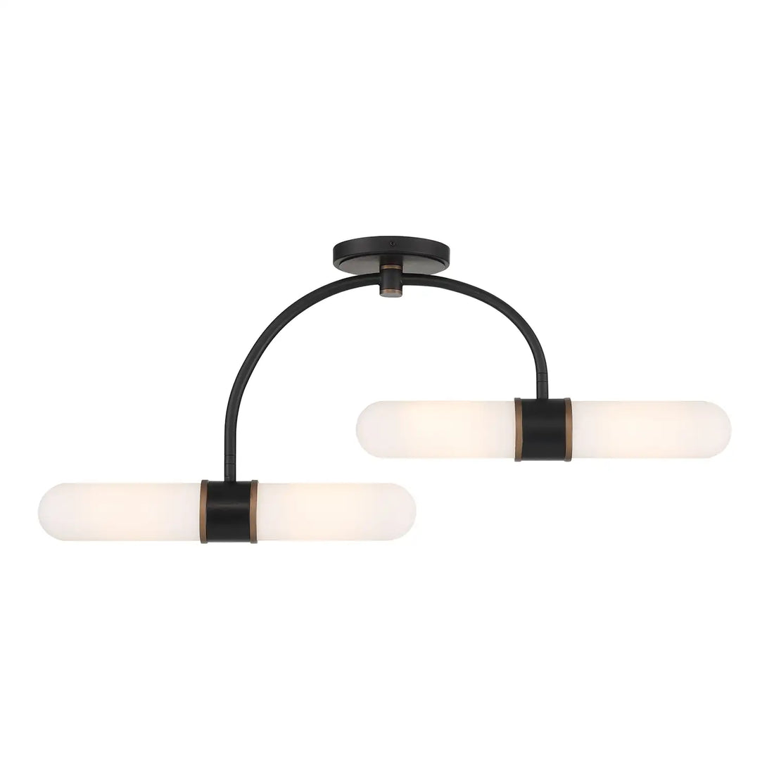 CRYSTORAMA, BRIAN PATRICK FLYNN CAPSULE LED TEXTURED SEMI FLUSH, FLUSH MOUNT CEILING LIGHTS