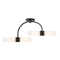 CRYSTORAMA, BRIAN PATRICK FLYNN CAPSULE LED TEXTURED SEMI FLUSH, FLUSH MOUNT CEILING LIGHTS