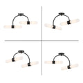 CRYSTORAMA, BRIAN PATRICK FLYNN CAPSULE LED TEXTURED SEMI FLUSH, FLUSH MOUNT CEILING LIGHTS