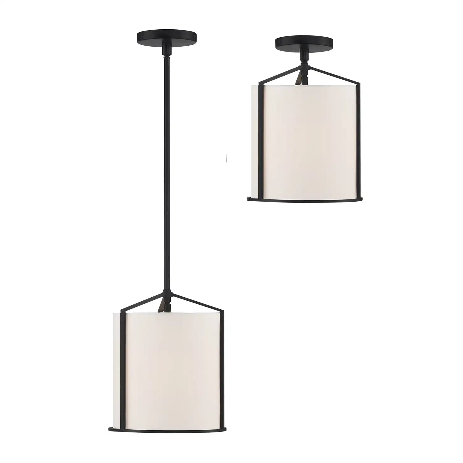 CRYSTORAMA, CARLYN SEMI FLUSH MOUNT, FLUSH MOUNT CEILING LIGHTS