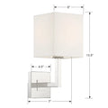 CRYSTORAMA, CHATHAM SCONCE, WALL SCONCES