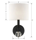 CRYSTORAMA, CHIMES SCONCE, WALL SCONCES