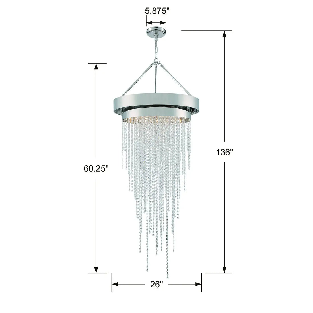 CRYSTORAMA, CLARKSEN CHANDELIER, CHANDELIER LIGHT