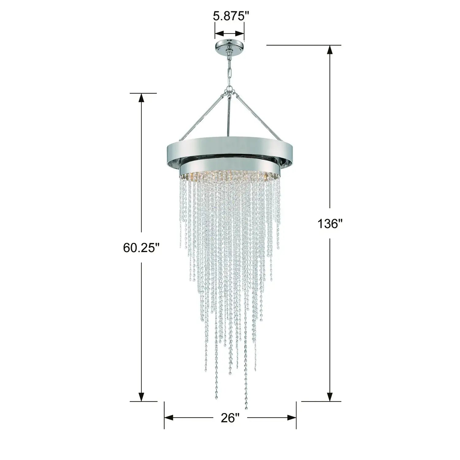 CRYSTORAMA, CLARKSEN CHANDELIER, CHANDELIER LIGHT