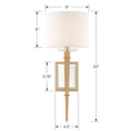 CRYSTORAMA, CLIFTON SCONCE, WALL SCONCES