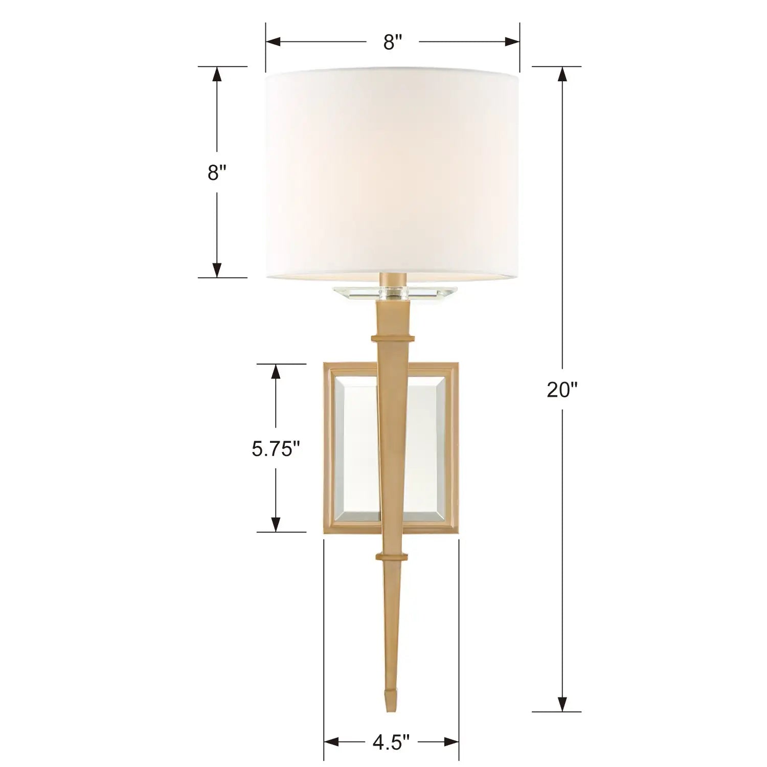 CRYSTORAMA, CLIFTON SCONCE, WALL SCONCES