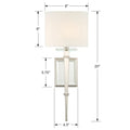 CRYSTORAMA, CLIFTON SCONCE, WALL SCONCES