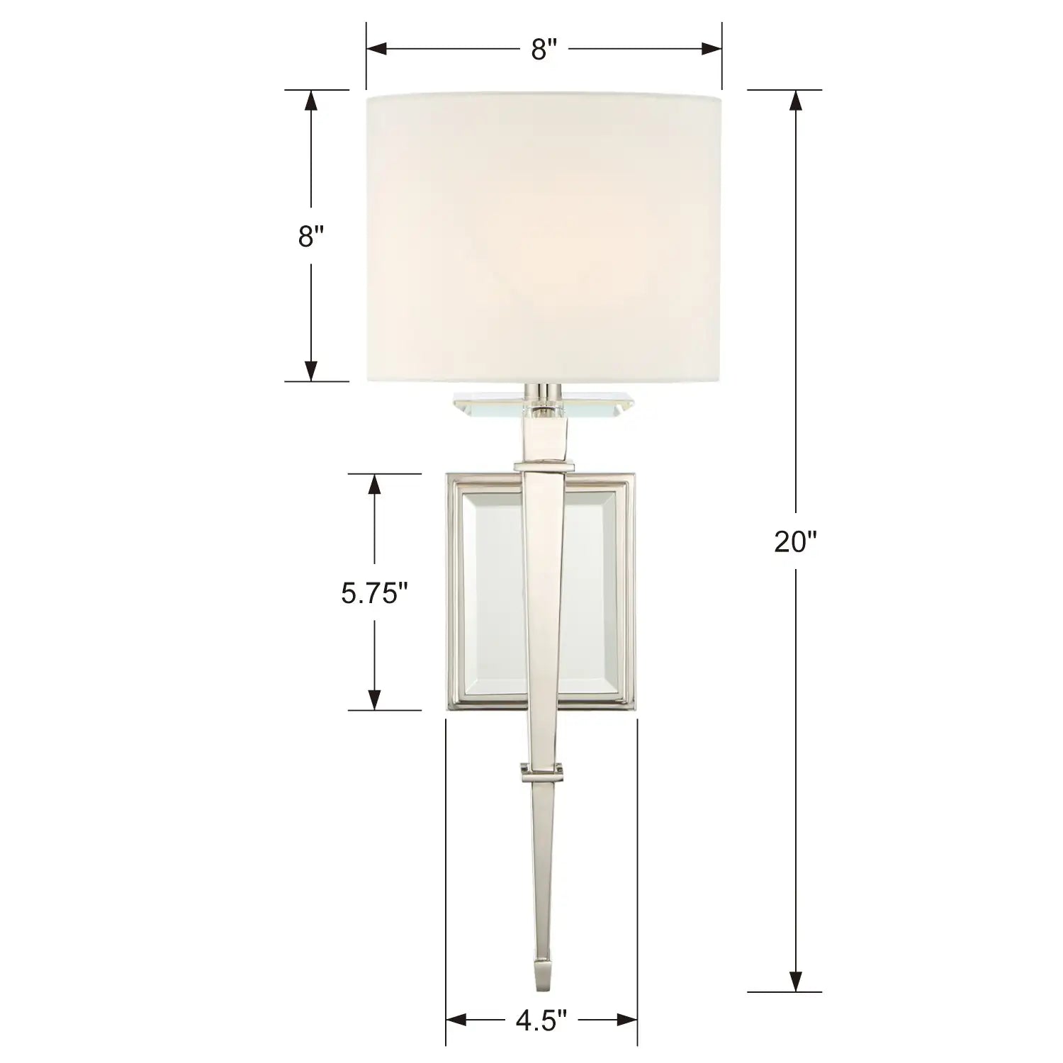 CRYSTORAMA, CLIFTON SCONCE, WALL SCONCES