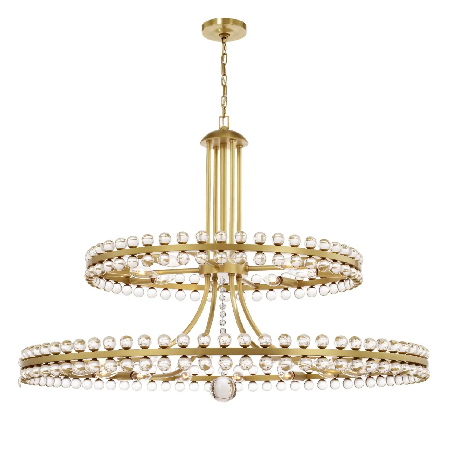 CRYSTORAMA, CLOVER TWO-TIER CHANDELIER, CHANDELIER LIGHT