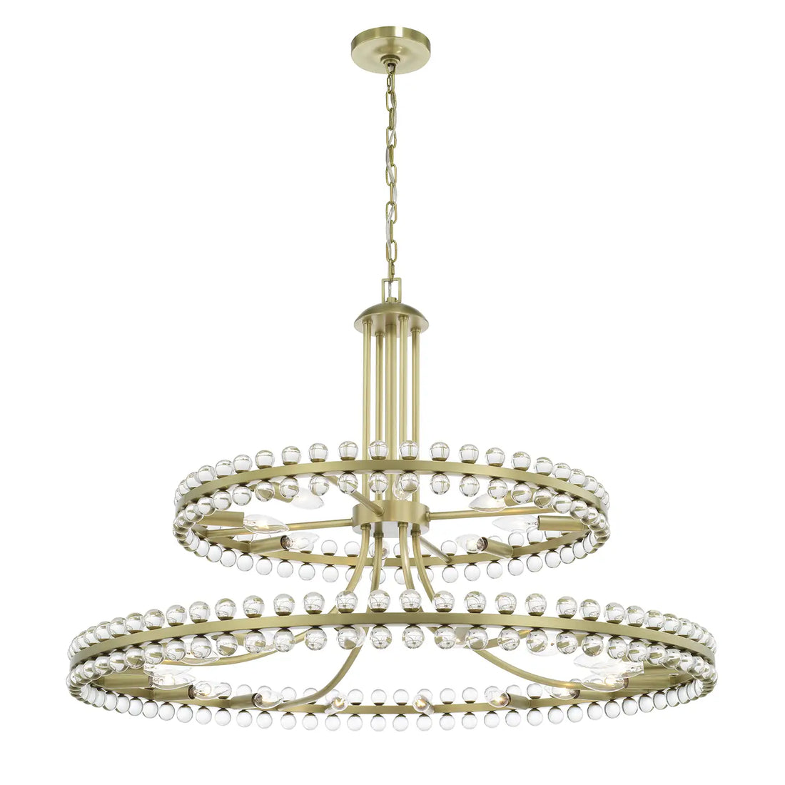 CRYSTORAMA, CLOVER TWO-TIER CHANDELIER, CHANDELIER LIGHT