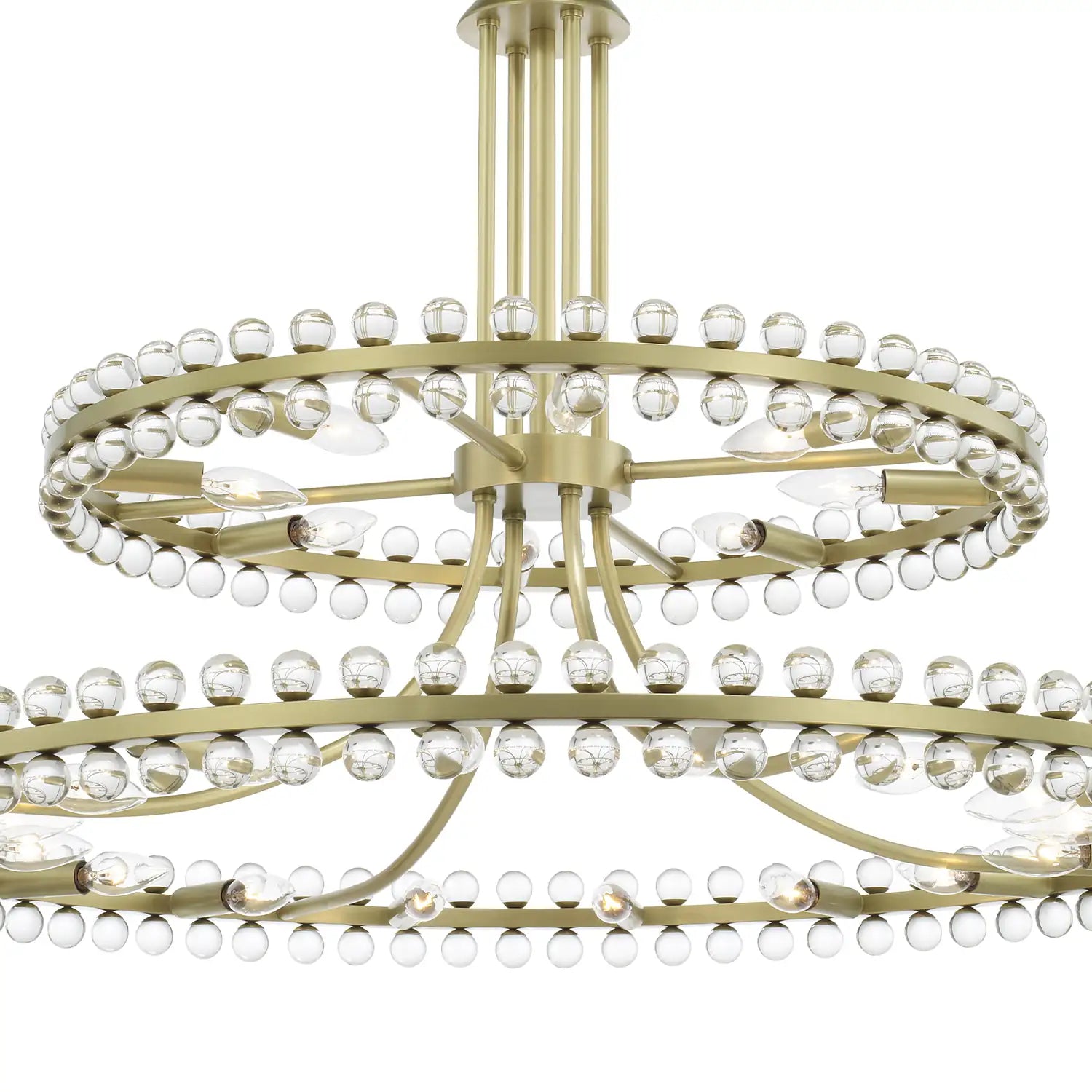 CRYSTORAMA, CLOVER TWO-TIER CHANDELIER, CHANDELIER LIGHT
