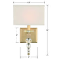 CRYSTORAMA, CLOVER SCONCE, WALL SCONCES