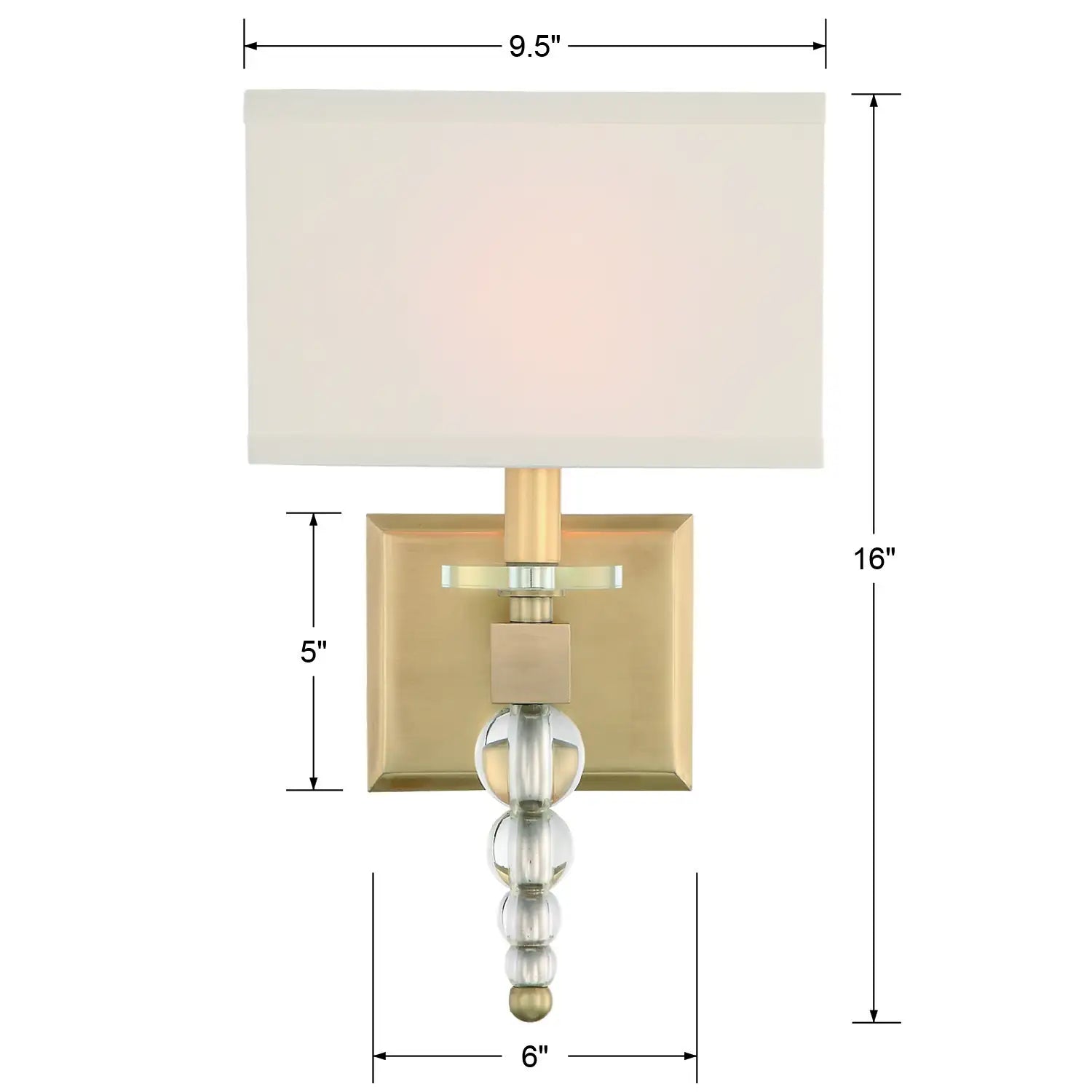 CRYSTORAMA, CLOVER SCONCE, WALL SCONCES