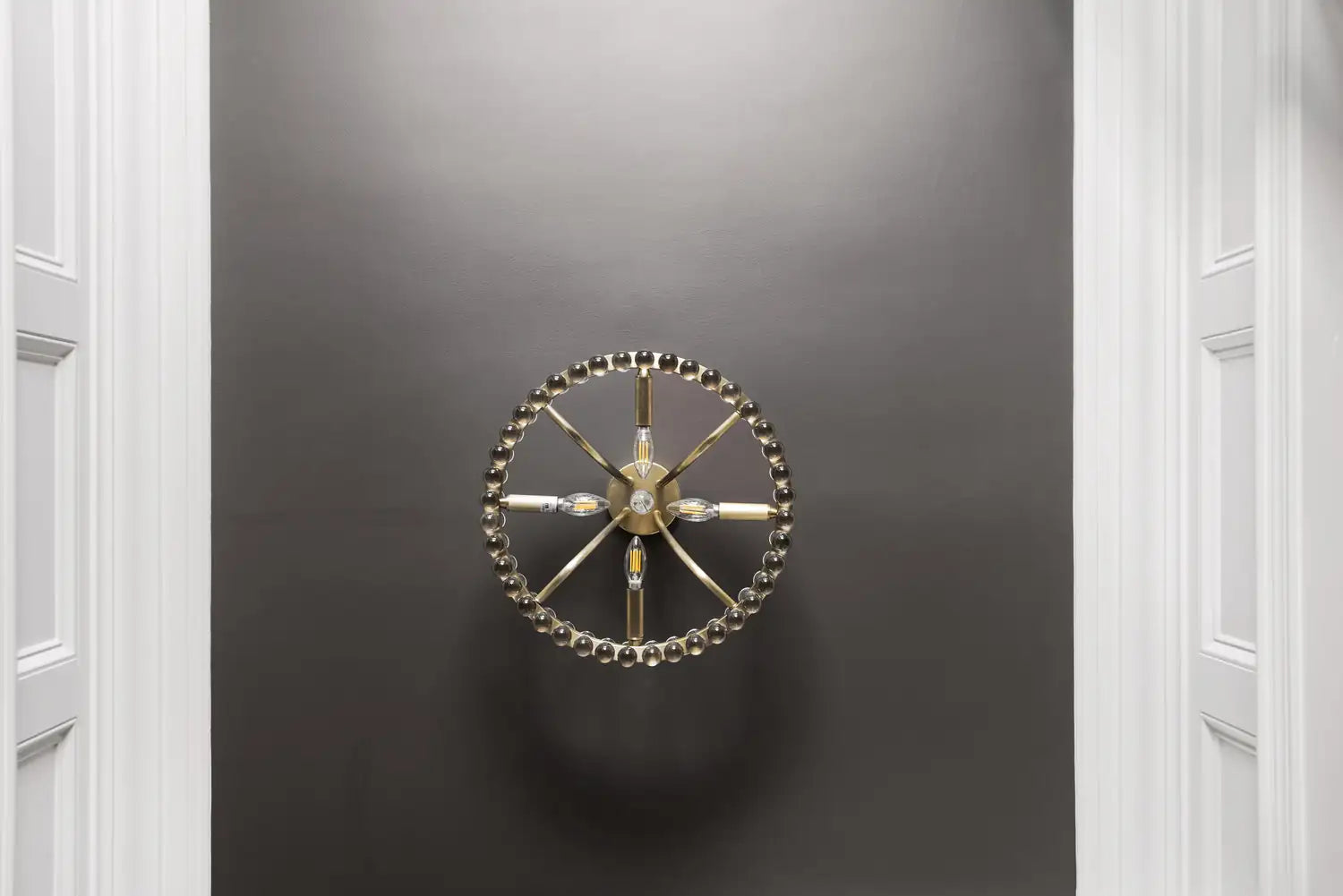 CRYSTORAMA, CLOVER SEMI FLUSH MOUNT, FLUSH MOUNT CEILING LIGHTS
