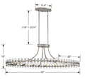 CRYSTORAMA, CLOVER OVAL CHANDELIER, CHANDELIER LIGHT