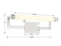 CRYSTORAMA, CLINTON INTEGRATED LED PICTURE LIGHT, PICTURE LIGHTS