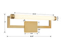 CRYSTORAMA, CLINTON INTEGRATED LED PICTURE LIGHT, PICTURE LIGHTS