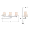 CRYSTORAMA, COLTON BATHROOM VANITY, VANITY LIGHT