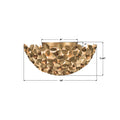 CRYSTORAMA, CORA FLUSH MOUNT, FLUSH MOUNT CEILING LIGHTS