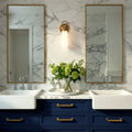 CRYSTORAMA, CALVIN INTEGRATED LED SCONCE, WALL SCONCES