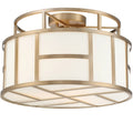 CRYSTORAMA, LIBBY LANGDON DANIELSON SEMI FLUSH MOUNT, FLUSH MOUNT CEILING LIGHTS