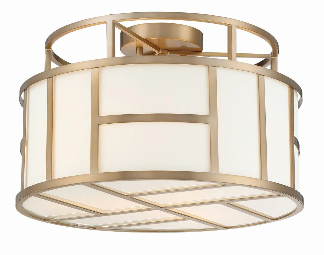 CRYSTORAMA, LIBBY LANGDON DANIELSON SEMI FLUSH MOUNT, FLUSH MOUNT CEILING LIGHTS