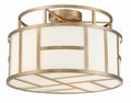 CRYSTORAMA, LIBBY LANGDON DANIELSON SEMI FLUSH MOUNT, FLUSH MOUNT CEILING LIGHTS