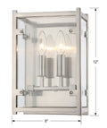 CRYSTORAMA, DANBURY SCONCE, WALL SCONCES