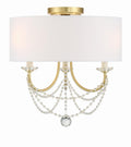 CRYSTORAMA, DELILAH SEMI FLUSH MOUNT, FLUSH MOUNT CEILING LIGHTS