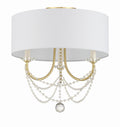 CRYSTORAMA, DELILAH SEMI FLUSH MOUNT, FLUSH MOUNT CEILING LIGHTS