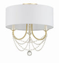 CRYSTORAMA, DELILAH SEMI FLUSH MOUNT, FLUSH MOUNT CEILING LIGHTS
