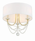 CRYSTORAMA, DELILAH SEMI FLUSH MOUNT, FLUSH MOUNT CEILING LIGHTS