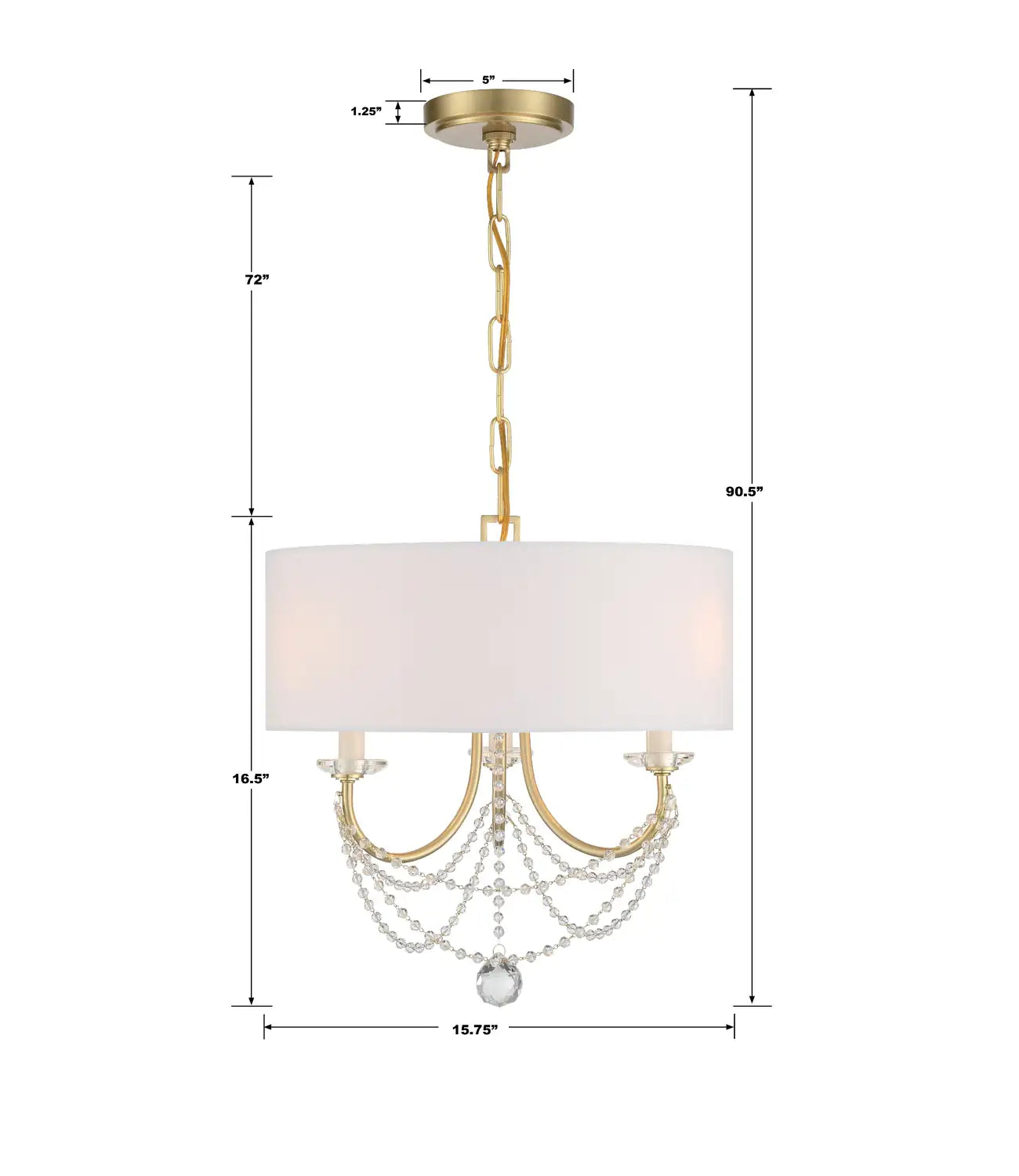 CRYSTORAMA, DELILAH CHANDELIER, CHANDELIER LIGHT