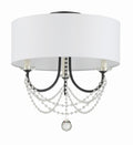 CRYSTORAMA, DELILAH SEMI FLUSH MOUNT, FLUSH MOUNT CEILING LIGHTS