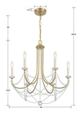 CRYSTORAMA, DELILAH CHANDELIER, CHANDELIER LIGHT