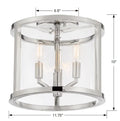 CRYSTORAMA, LIBBY LANGDON DEVON SEMI FLUSH MOUNT, FLUSH MOUNT CEILING LIGHTS
