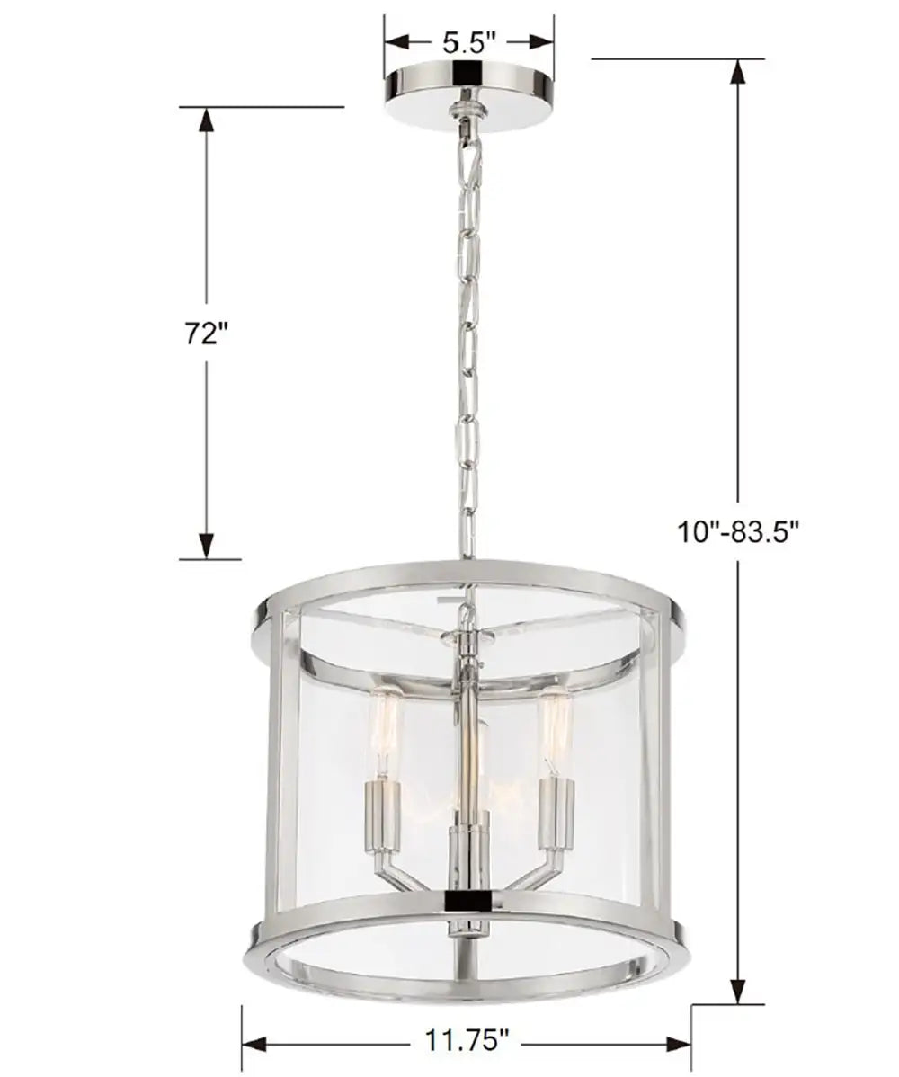CRYSTORAMA, LIBBY LANGDON DEVON LANTERN CHANDELIER, CHANDELIER LIGHT