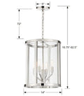 CRYSTORAMA, LIBBY LANGDON DEVON LANTERN CHANDELIER, CHANDELIER LIGHT